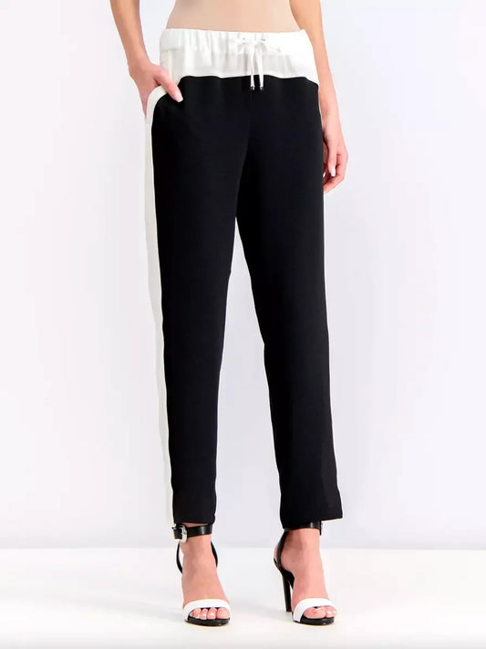 Liu Jo Chic Black and White Stretch Pants