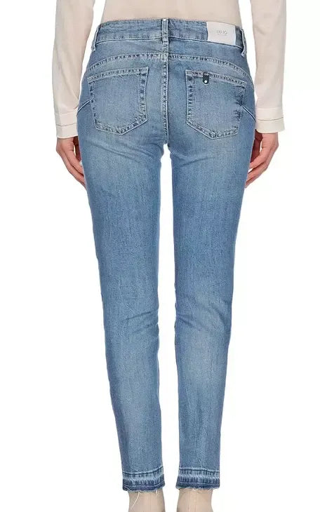 Liu Jo Beaded Elegance Intermediate Wash Denim