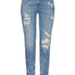 Liu Jo Beaded Elegance Intermediate Wash Denim