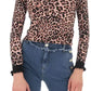 Liu Jo Leopard Charm Wide Neck Sweater