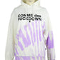 Comme Des Fuckdown Chic Graphic Print Cotton Hoodie - Pristine White