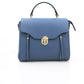 Baldinini Trend Blue Leather Women Handbag