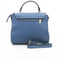 Baldinini Trend Blue Leather Women Handbag