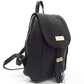 Baldinini Trend Black Cow Leather Women Backpack