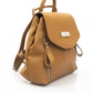 Baldinini Trend Brown Cow Leather Women Backpack