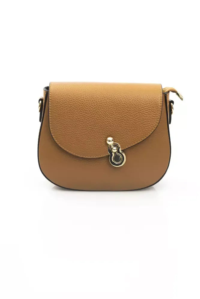 Baldinini Trend Brown Leather Women Shoulder Bag