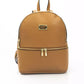 Baldinini Trend Brown Cow Leather Women Backpack