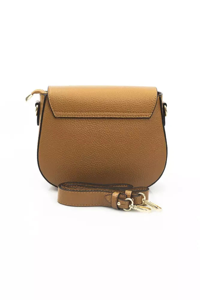 Baldinini Trend Brown Leather Women Shoulder Bag