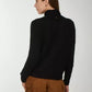 Liu Jo Chic Black Turtleneck with Stud Detailing