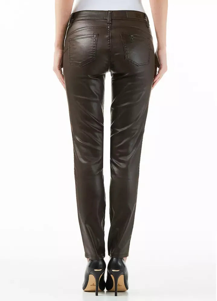 Liu Jo Chic Bottom Up Biker-Inspired Pants