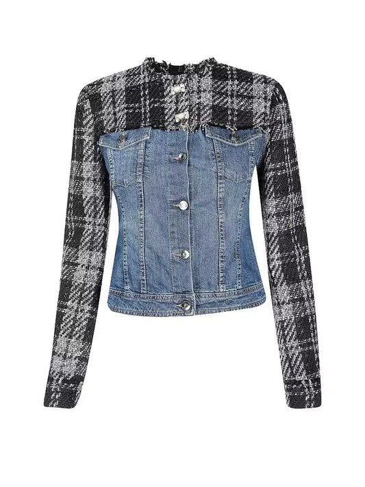 Liu Jo Chic Denim Jacket with Lurex Details