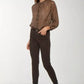 Liu Jo High-Waisted Slim Fit Trousers With Seams Detail