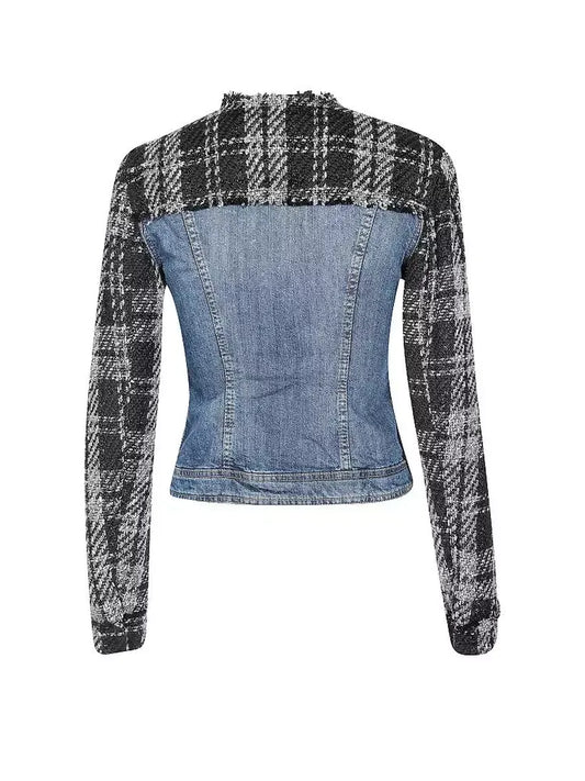 Liu Jo Chic Denim Jacket with Lurex Details