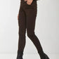 Liu Jo High-Waisted Slim Fit Trousers With Seams Detail