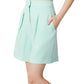 Hinnominate Elegant Bermuda Shorts in Sumptuous Green