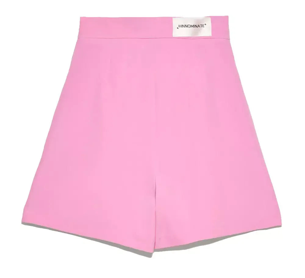 Hinnominate Chic Bermuda Shorts in Soft Pink