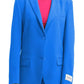 Hinnominate Chic Blue Over Jacket with Shoulder Pads