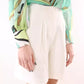 Hinnominate Chic White Bermuda Shorts with Elastic Comfort