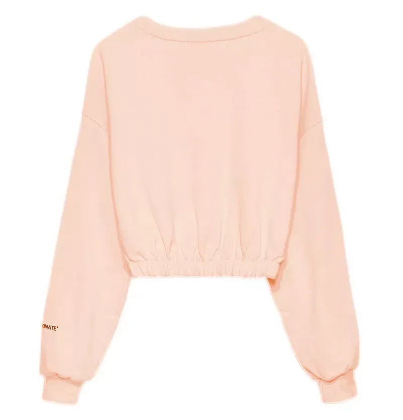 Hinnominate Elegant Pink Sweatshirt with Logo