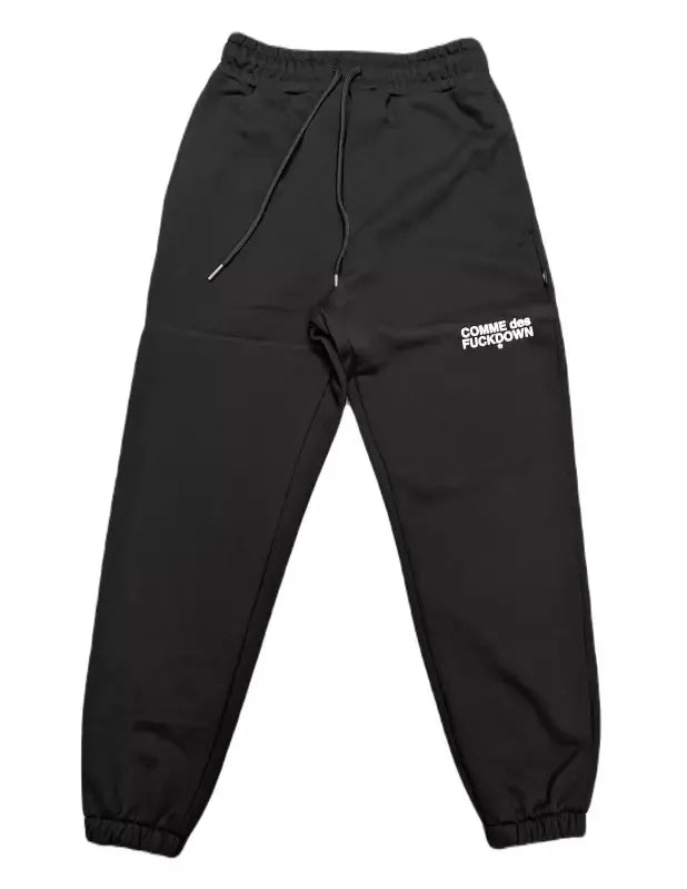 Comme Des Fuckdown Chic Embroidered Logo Sweatpants