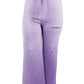 Hinnominate Elegant Cotton Palazzo Pants with Logo Detail