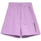 Hinnominate Elegant Purple Bermuda Shorts with Logo Print