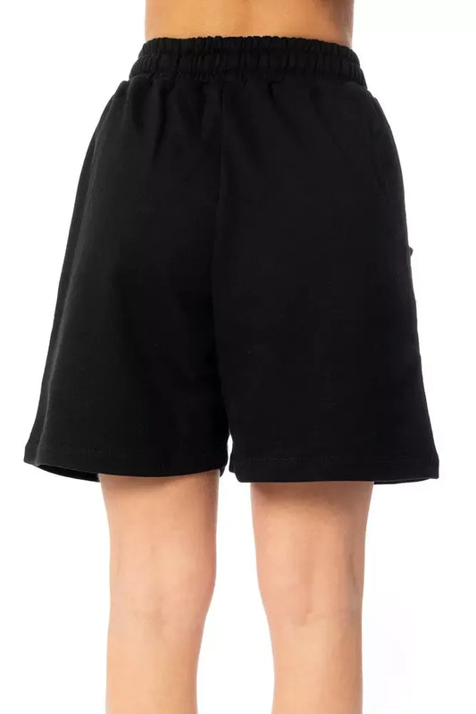 Hinnominate Chic Fleece Bermuda Shorts with Logo Detail