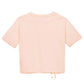 Hinnominate Chic Knotted Pink Cotton Tee