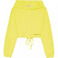 Hinnominate Chic Yellow Cotton Hooded Sweatshirt