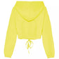 Hinnominate Chic Yellow Cotton Hooded Sweatshirt