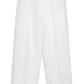 Hinnominate Elegant White Straight Trousers with Pockets