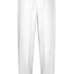 Hinnominate Elegant White Straight Trousers with Pockets