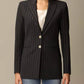 PINKO Elegant Pinstripe Stretch Wool Blazer