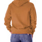 Hinnominate Chic Brown Cotton Hooded Sweatshirt with Zip Closure