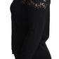 Dolce & Gabbana Elegant Floral Lace Wool-Blend Cardigan