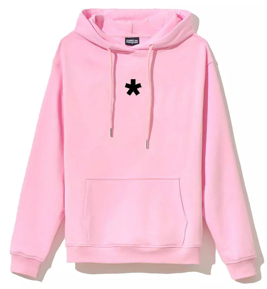 Comme Des Fuckdown Chic Star Logo Hooded Cotton Sweatshirt