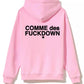 Comme Des Fuckdown Chic Star Logo Hooded Cotton Sweatshirt