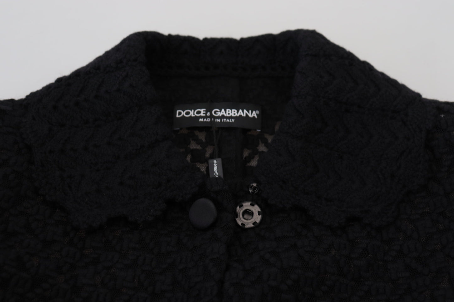 Dolce & Gabbana Classic Button Down Knitted Long Jacket