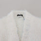 Dolce & Gabbana Elegant White Long Sleeve Cardigan Jacket