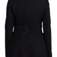 Dolce & Gabbana Elegant Black Wool Blend Jacket with Embellishments