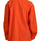 Dolce & Gabbana Elegant Orange Cotton Blend Jacket