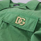 Dolce & Gabbana Elegant Green Buttoned Jacket