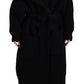 Dolce & Gabbana Elegant Black Long Cardigan Sweater