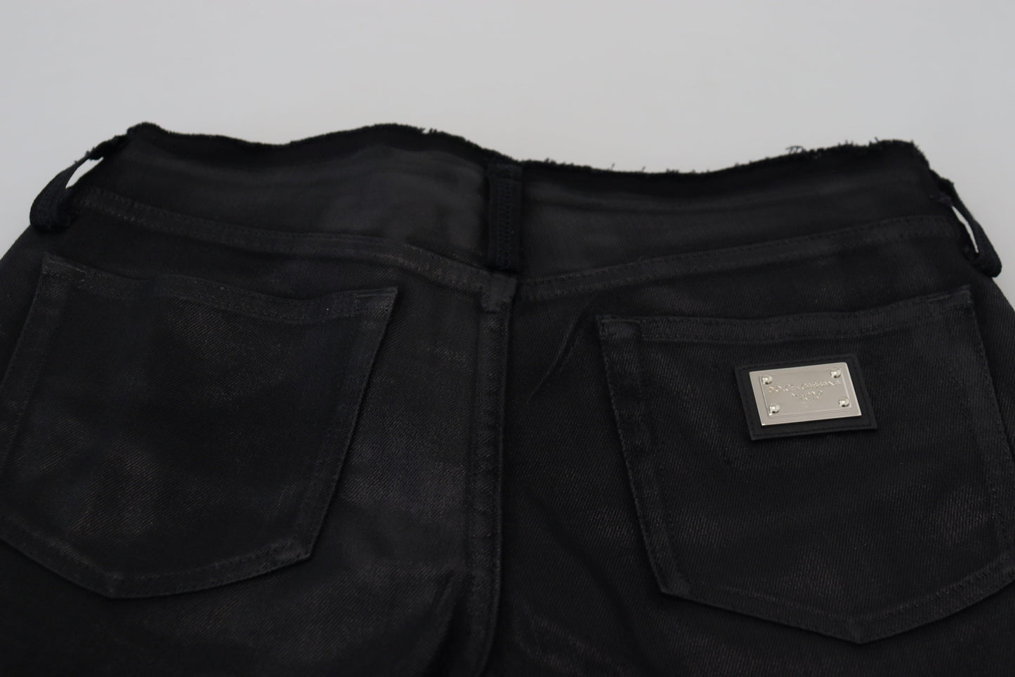 Dolce & Gabbana Elegant Italian Black Denim Pants