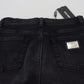 Dolce & Gabbana Chic Black Denim Pants – Slim & Sophisticated