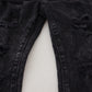 Dolce & Gabbana Elegant Black Denim Pants with Chic Detailing