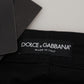 Dolce & Gabbana Elegant Black Denim Pants