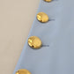 Dolce & Gabbana Elegant Light Blue Wool-Silk Blend Pants