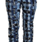 Dolce & Gabbana Multicolor Patchwork High-Waist Skinny Jeans