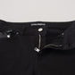 Dolce & Gabbana Elegant Black Denim Pants - Slim Fit Luxury